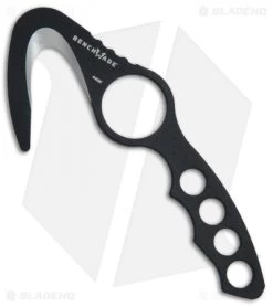 Knives Benchmade Store 26 Benchmade 10 BLK Rescue Hook Safety Cutter W/ Black Molded Sheath
