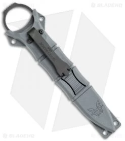 Benchmade 173BKGY Mini SOCP Fixed Blade Knife (2.22" Black) -Knives Benchmade Store Benchmade 173BKGY Mini SOCP Black BHQ 118497 jr sheath