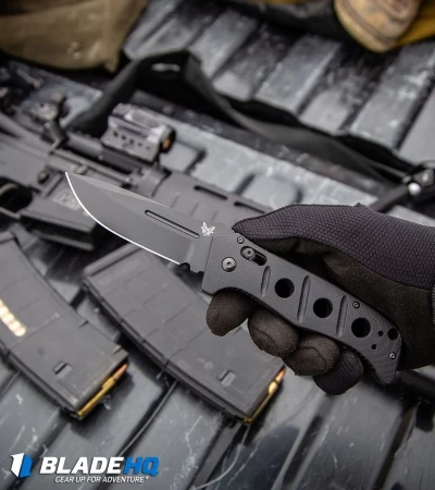 Benchmade 2750 Adamas Automatic Knife W/ Black Handle (3.82" Black) 2750BK 6 Benchmade 2750 Adamas Automatic Knife W/ Black Handle (3.82" Black) 2750BK - Image 4