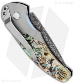 Benchmade 3150-121 Impel Gold Class Gentleman's Auto Knife (1.98" Satin) #03 8 Benchmade 3150-121 Impel Gold Class Gentleman's Auto Knife (1.98" Satin) #03 -Knives Benchmade Store Benchmade 3150 121 Impel Gold Class Gentlemans Auto Damascus 3 BHQ 12889 jr side