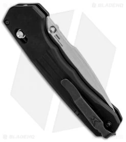 Benchmade 407 Vallation AXIS-Assist Knife Black (3.7" Stonewash) -Knives Benchmade Store Benchmade 407 Vallation AXIS Assist Black SW BHQ 84269 jr side