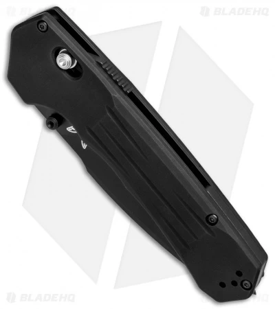 Benchmade 407SBK Vallation AXIS-Assist Knife Black (3.7" Black Serr) 4 Benchmade 407SBK Vallation AXIS-Assist Knife Black (3.7" Black Serr) - Image 2