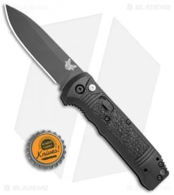 Benchmade 4400BK Casbah Automatic Knife Black Grivory (3.4" Black) -Knives Benchmade Store Benchmade 4400 Casbah Black Grivory Black 4400BK BHQ 51630 jr bottlecap 2