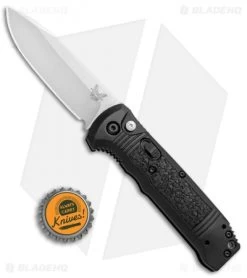 Benchmade 4400 Casbah Automatic Knife Black Grivory (3.4" Satin) -Knives Benchmade Store Benchmade 4400 Casbah Black Grivory Satin 4400 BHQ 51626 jr bottlecap 2