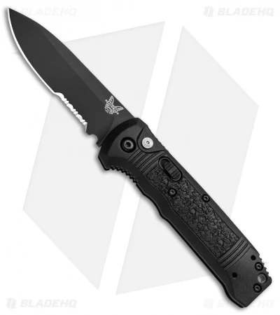 Benchmade 4400SBK Casbah Automatic Knife Black Grivory (3.4" Black Serr) 3 Benchmade 4400SBK Casbah Automatic Knife Black Grivory (3.4" Black Serr)