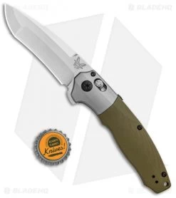 Benchmade 496 Vector AXIS-Assist Knife OD Green G-10 (3.6" Satin) -Knives Benchmade Store Benchmade 496 Vector Assist OD green G 10 Satin BHQ 101194 jr bottlecap