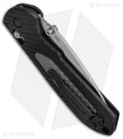 Benchmade Freek AXIS Lock Knife Black/Gray (3.6" Satin) 560 -Knives Benchmade Store Benchmade 560 Freek AXIS Black Gray Satin BHQ 51603 jr side