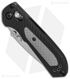 Benchmade Mini Freek AXIS Lock Knife Black/Gray (3" Stonewash) 565 -Knives Benchmade Store Benchmade 565 Mini Freek Black Gray satin BHQ 78762 er spine