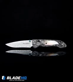 Benchmade 698-181 Foray Gold Class AXIS Lock Knife Marbled CF (3.2" Damasteel) -Knives Benchmade Store Benchmade 698 181 Foray Gold Class AXIS Lock Knife Marbled CF Damasteel BHQ78756 kp sexy black web