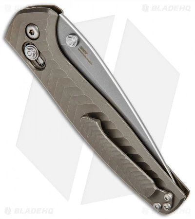 Benchmade 781 Anthem AXIS Lock Folding Knife Bronze Titanium (3.5" Stonewash) 5 Benchmade 781 Anthem AXIS Lock Folding Knife Bronze Titanium (3.5" Stonewash) - Image 3