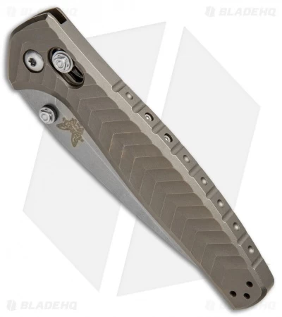 Benchmade 781 Anthem AXIS Lock Folding Knife Bronze Titanium (3.5" Stonewash) 4 Benchmade 781 Anthem AXIS Lock Folding Knife Bronze Titanium (3.5" Stonewash) - Image 2