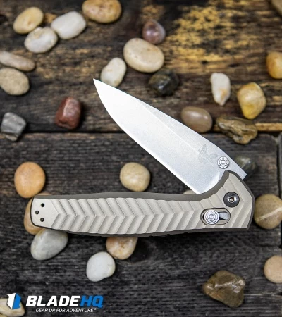 Benchmade 781 Anthem AXIS Lock Folding Knife Bronze Titanium (3.5" Stonewash) 7 Benchmade 781 Anthem AXIS Lock Folding Knife Bronze Titanium (3.5" Stonewash) - Image 5