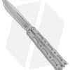 Benchmade 85 Bali-Song Butterfly Knife Integral Titanium (4.4" Stonewash) -Knives Benchmade Store Benchmade 85 Bali Song Butterfly Knife Integral Titanium 4.4in Stonewash 85 BHQ 113577 LS