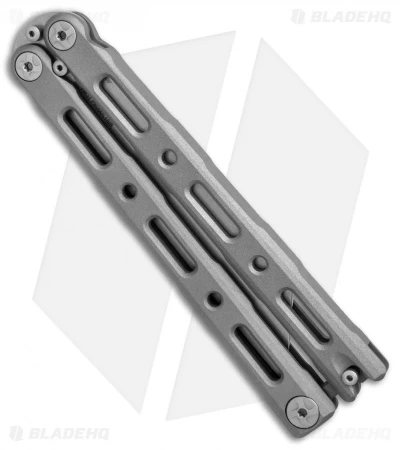 Benchmade 87 Ti Bali-Song Butterfly Knife Titanium (4.5" Satin) 5 Benchmade 87 Ti Bali-Song Butterfly Knife Titanium (4.5" Satin) - Image 3