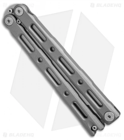 Benchmade 87 Ti Bali-Song Butterfly Knife Titanium (4.5" Satin) 4 Benchmade 87 Ti Bali-Song Butterfly Knife Titanium (4.5" Satin) - Image 2