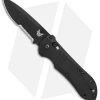 Benchmade 917SBK Tactical Triage AXIS Lock Knife Black G-10 (3.4" Black Serr) -Knives Benchmade Store Benchmade 917SBK Tactical Black G10 Black Serr BHQ 78783 er