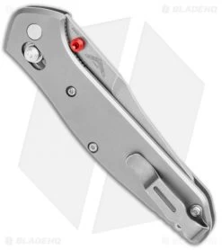 Benchmade 940 Osborne AXIS Lock Knife Titanium (3.4" Satin S90V) 940-2001 -Knives Benchmade Store Benchmade 940 Osborne AXIS Lock Ti Satin 940 2001 BHQ 106722 jr side