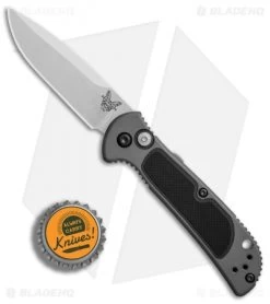 Benchmade 9750 Mini Coalition Automatic Knife Gray Al/Black G-10 (2.9" Satin) -Knives Benchmade Store Benchmade 9750 Mini Coalition gray al black G10 satin BHQ 75501 er bottlecap 2