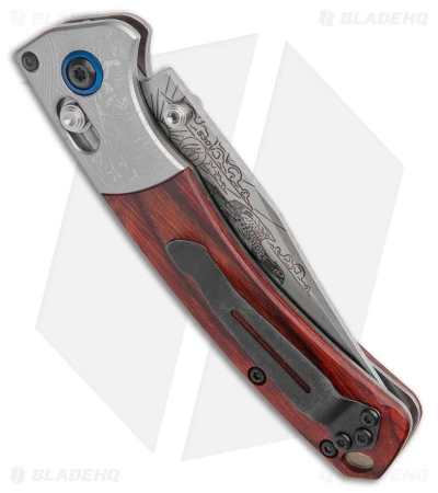 Benchmade Artist Series Mini Crooked River Pheasant AXIS Lock Knife (3.4" SW) 5 Benchmade Artist Series Mini Crooked River Pheasant AXIS Lock Knife (3.4" SW) - Image 3