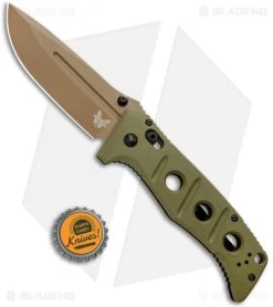 Benchmade Adamas AXIS Lock Knife Olive G-10 (3.8" FE) 275FE-2 -Knives Benchmade Store Benchmade Adamas AXIS Lock Olive G 10 FDE 275FE 2 BHQ 118562 jr bottlecap