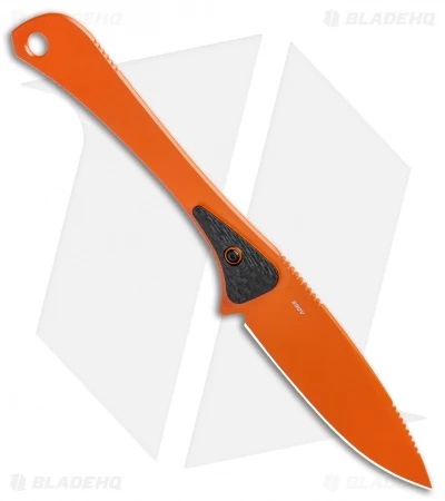 Benchmade Altitude Fixed Blade Knife Orange + Carbon Fiber (3" Orange) 15200ORG 4 Benchmade Altitude Fixed Blade Knife Orange + Carbon Fiber (3" Orange) 15200ORG - Image 2