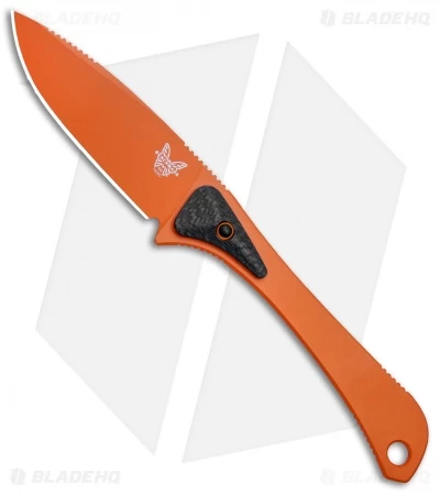 Benchmade Altitude Fixed Blade Knife Orange + Carbon Fiber (3" Orange) 15200ORG 3 Benchmade Altitude Fixed Blade Knife Orange + Carbon Fiber (3" Orange) 15200ORG