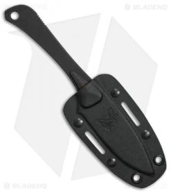 Benchmade Altitude Fixed Blade Knife (3" Black) 15200DLC -Knives Benchmade Store Benchmade Altitude black BHQ 78766 er sheath