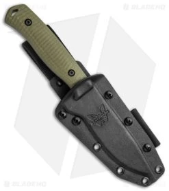 Benchmade Anonimus Fixed Blade Knife OD Green G-10 (5" Gray) 539GY -Knives Benchmade Store Benchmade Anonimus Fixed Blade OD Green G 10 Gray BHQ 137233 jr sheath