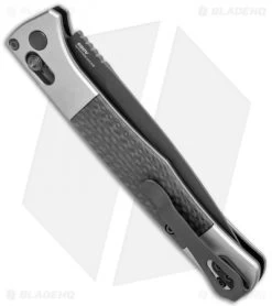 Benchmade Auto Fact AXIS Lock Knife Aluminum/CF (4" Black DLC) 4170BK -Knives Benchmade Store Benchmade Auto Fact AXIS Lock Aluminum CF Black DLC 4170BK BHQ 118572 jr side