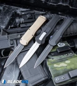 Benchmade Infidel Knife OTF Double Action Automatic (3.9" Satin) 3300 -Knives Benchmade Store Benchmade Autocrat D A OTF Automatic Knife OD Green G 10 Black 3400BK 2 BHQ 104904 kp guns web 1