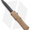 Benchmade Autocrat D/A OTF Automatic Knife Tan G-10 (3.71" Black) 3400BK-2 -Knives Benchmade Store Benchmade Autocrat DA OTF Auto Brown G 10 Black 3400BK 1 BHQ 104902 jr