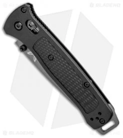 Benchmade Bailout AXIS Lock Knife Black Grivory (3.38" Gray) 537GY -Knives Benchmade Store Benchmade Bailout AXIS Lock Black Grivory Gray 537GY BHQ 96360 jr spine