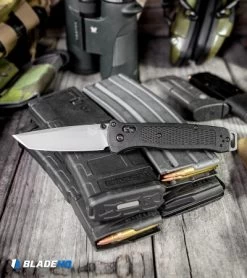 Benchmade Bailout AXIS Lock Knife Black Grivory (3.38" Gray) 537GY -Knives Benchmade Store Benchmade Bailout AXIS Lock Knife Black Grivory Gray 537GY BHQ 96360 kp tactical web