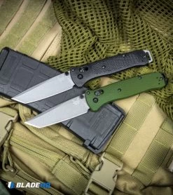 Benchmade Bailout AXIS Lock Knife Green Aluminum (3.4" Gray M4) 537GY-1 -Knives Benchmade Store Benchmade Bailout AXIS Lock Knife Green Aluminum Gray M4 537GY 1 BHQ 104895 kp tactical web 1