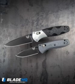 Benchmade Mini Barrage AXIS-Assist Knife Gray G-10 (2.91" Black) 585BK-2 -Knives Benchmade Store Benchmade Barrage AXIS Assist Knife Black G 10 Black 581BK BHQ 7777 kp steel web