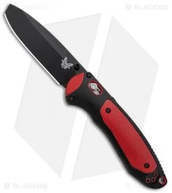 Benchmade 591BK Boost AXIS-Assist Knife Black/Red (3.43" Black)