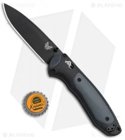 Benchmade 590BK Boost AXIS-Assist Knife Black/Gray (3.7" Black) -Knives Benchmade Store Benchmade Boost Axis Assist Black Gray Black 590BK BHQ 51618 jr bottlecap