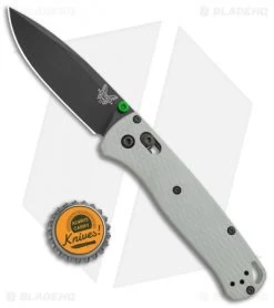 Benchmade Bugout Gray G-10 AXIS Lock Knife (3.2" Black 20CV) 535BK-2002 -Knives Benchmade Store Benchmade Bugout AXIS Lock Gray G 10 Black BHQ 114144 jr bottlecap