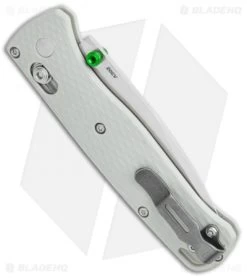 Benchmade Bugout Gray G-10 AXIS Lock Knife (3.2" Satin 20CV) 535-2002 -Knives Benchmade Store Benchmade Bugout AXIS Lock Gray G 10 Satin BHQ 114143 jr side