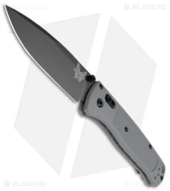 Benchmade Bugout AXIS Lock Knife Storm Gray Grivory (3.24" Black) 535BK-08