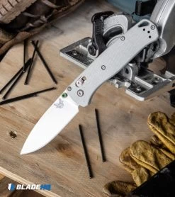 Benchmade Bugout Gray G-10 AXIS Lock Knife (3.2" Satin 20CV) 535-2002 -Knives Benchmade Store Benchmade Bugout Gray G10 AXIS Lock Knife Satin 20CV 535 2002 BHQ 114143 kp job site web