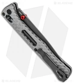 Benchmade Fact AXIS Lock Knife Silver Twill G-10 (3.95" Gray) 417GY-1901 8 Benchmade Fact AXIS Lock Knife Silver Twill G-10 (3.95" Gray) 417GY-1901 -Knives Benchmade Store Benchmade Fact AXIS Lock Silver Twill G 10 Gray 417GY 1901 BHQ 92612 jr side