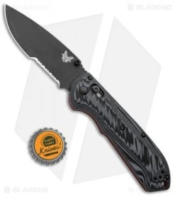 Benchmade Freek AXIS Lock Folding Knife Black/Red G-10 M4 (3.6" Serr) 560SBK-1 -Knives Benchmade Store Benchmade Freek AXIS Lock Black Red G 10 Serr 560SBK 1 BHQ 92608 jr bottlecap