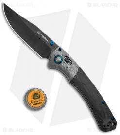 Benchmade Gold Class Crooked River AXIS Lock Knife Carbon Fiber (4" Black DLC) -Knives Benchmade Store Benchmade Gold Class Crooked River AXIS Lock CF Black DLC 15080BK 191 BHQ 101624 jr bottlecap