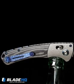 Benchmade Gold Class Crooked River AXIS Lock Knife Carbon Fiber (4" Black DLC) -Knives Benchmade Store Benchmade Gold Class Crooked River AXIS Lock Knife Carbon Fiber Black DLC BHQ 101624 kp black bottle open web