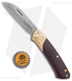 Benchmade Gold Class Proper Slip Joint Knife Black/Burgundy Micarta (2.8 Dama) 11 Benchmade Gold Class Proper Slip Joint Knife Black/Burgundy Micarta (2.8 Dama) -Knives Benchmade Store Benchmade Gold Class Proper SJ Black Burgundy Micarta Damascus 319 201 BHQ 107745 jr bottlecap