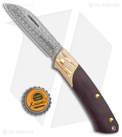 Benchmade Gold Class Proper Slip Joint Knife Black/Burgundy Micarta (2.8 Dama) 6 Benchmade Gold Class Proper Slip Joint Knife Black/Burgundy Micarta (2.8 Dama) - Image 4