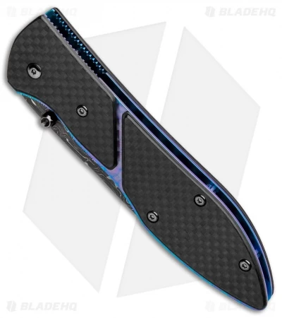 Benchmade Gold Class Sentinal LLK Liner Lock Knife (3.75" Damascus) 875-101 4 Benchmade Gold Class Sentinal LLK Liner Lock Knife (3.75" Damascus) 875-101 - Image 2