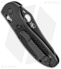 Benchmade Griptilian AXIS Lock Knife Black (3.45" Black Serr) 550SBK-S30V 8 Benchmade Griptilian AXIS Lock Knife Black (3.45" Black Serr) 550SBK-S30V -Knives Benchmade Store Benchmade Griptilian AXIS Lock Black Black Serr 550SBK S30V BHQ 4017 jr side