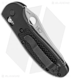 Benchmade Griptilian AXIS Lock Knife Black (3.45" Satin) 550550HG -Knives Benchmade Store Benchmade Griptilian AXIS Lock Black Satin 550HG BHQ 94658 jr side